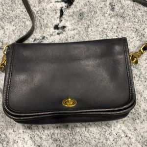 Vintage Black Coach Crossbody